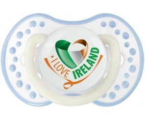 I Love Irland Sucette LOVI Dynamic Blanc-cyan classique