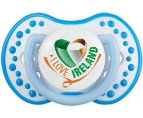 I Love Irland Sucette LOVI Dynamic Blanc-bleu phosphorescente