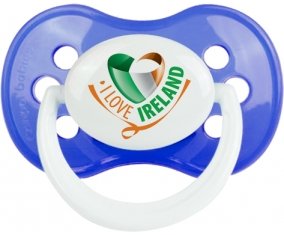 I Love Irland Tétine Anatomique Bleu classique