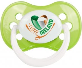 I Love Irland Tétine Anatomique Vert classique