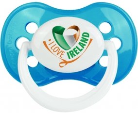I Love Irland Tétine Anatomique Cyan classique