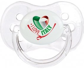 I Love Italy Tétine Cerise Transparent classique