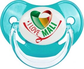 I Love Mali Tétine Physiologique Bleue classique