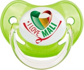 I Love Mali Tétine Physiologique Vert classique