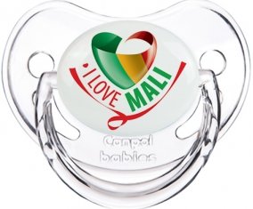 I Love Mali Tétine Physiologique Transparent classique