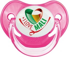 I Love Mali Tétine Physiologique Rose classique