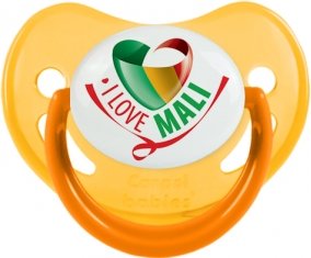 I Love Mali Tétine Physiologique Jaune phosphorescente