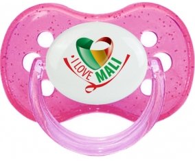 I Love Mali Sucete Cerise Rose à paillette