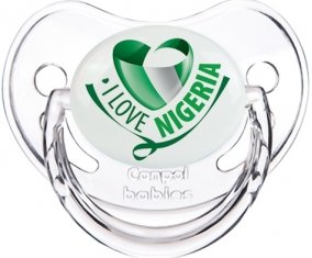 I Love Nigeria Sucete Physiologique Transparent classique