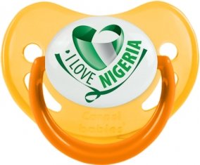 I Love Nigeria Sucete Physiologique Jaune phosphorescente