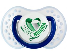 I Love Nigeria Tétine LOVI Dynamic Marine-blanc-bleu classique