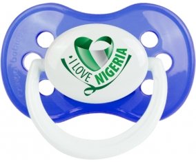 I Love Nigeria : Sucette Anatomique personnalisée