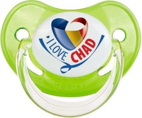 I Love Chad Sucette Physiologique Vert classique