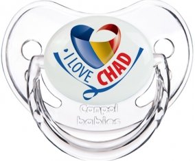 I Love Chad Sucette Physiologique Transparent classique