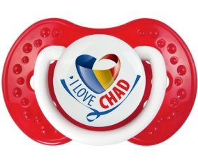 I Love Chad Sucette LOVI Dynamic Blanc-rouge classique