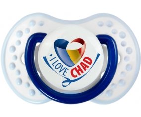 I Love Chad Sucette LOVI Dynamic Marine-blanc-bleu classique