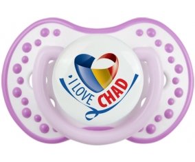 I Love Chad Sucette LOVI Dynamic Blanc-mauve classique