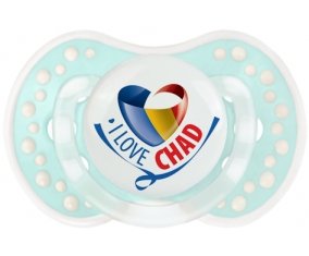 I Love Chad Sucette LOVI Dynamic Retro-turquoise-lagon classique