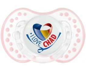 I Love Chad Sucette LOVI Dynamic Retro-blanc-rose-tendre classique