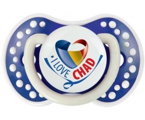 I Love Chad Sucette LOVI Dynamic Bleu-marine phosphorescente