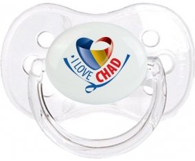 I Love Chad Tétine Cerise Transparent classique