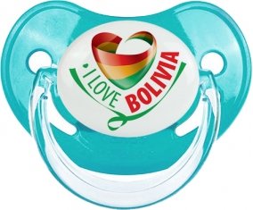 I Love Bolivia Tétine Physiologique Bleue classique