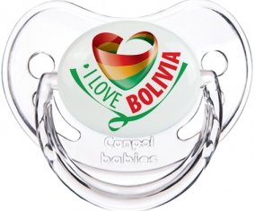 I Love Bolivia Tétine Physiologique Transparent classique