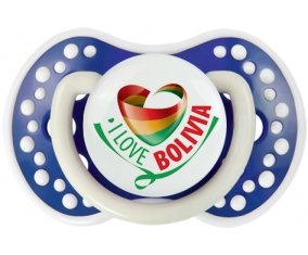I Love Bolivia Sucete LOVI Dynamic Bleu-marine phosphorescente