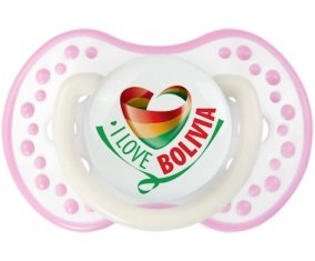 I Love Bolivia Sucete LOVI Dynamic Blanc-rose phosphorescente