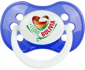 I Love Bolivia : Sucette Anatomique personnalisée