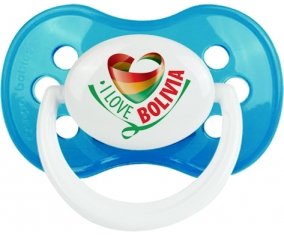 I Love Bolivia Sucete Anatomique Cyan classique