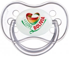 I Love Bolivia Sucete Anatomique Transparente classique