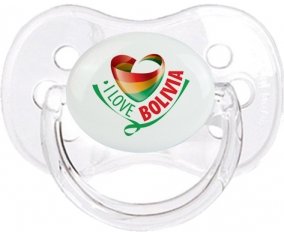 I Love Bolivia Sucete Cerise Transparent classique