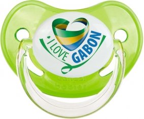 I Love Gabon Sucete Physiologique Vert classique