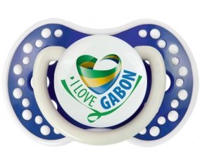 I Love Gabon Tétine LOVI Dynamic Bleu-marine phosphorescente