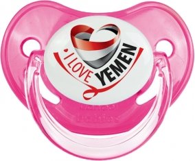 I Love Yemen Sucette Physiologique Rose classique