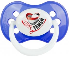 I Love Yemen Tétine Anatomique Bleu classique