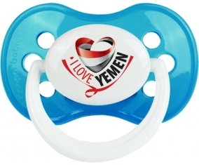 I Love Yemen Tétine Anatomique Cyan classique