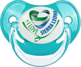 I Love Sierra Leone : Sucette Physiologique personnalisée