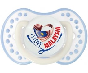 I Love Malaysia Tétine LOVI Dynamic Blanc-cyan classique
