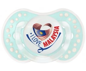 I Love Malaysia Tétine LOVI Dynamic Retro-turquoise-lagon classique