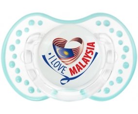 I Love Malaysia Tétine LOVI Dynamic Retro-blanc-lagon classique