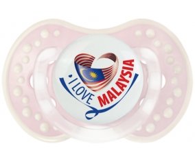 I Love Malaysia Tétine LOVI Dynamic Retro-rose-tendre classique