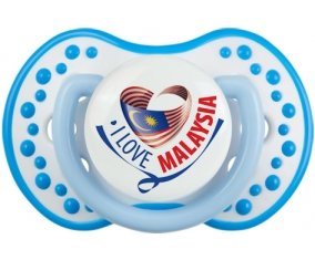 I Love Malaysia Tétine LOVI Dynamic Blanc-bleu phosphorescente