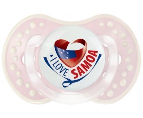 I Love Samoa Sucette LOVI Dynamic Retro-rose-tendre classique