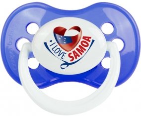 I Love Samoa : Sucette Anatomique personnalisée