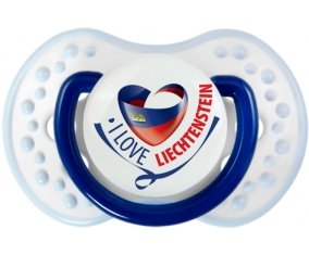 I Love Liechtenstein maps Sucete LOVI Dynamic Marine-blanc-bleu classique