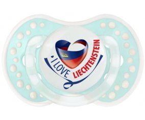 I Love Liechtenstein maps Sucete LOVI Dynamic Retro-turquoise-lagon classique