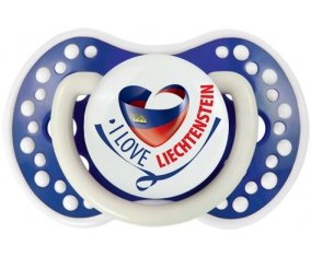 I Love Liechtenstein maps Sucete LOVI Dynamic Bleu-marine phosphorescente