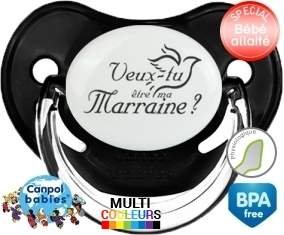 Veux-tu être ma marraine? Style1: Sucette Physiologique-su7.fr